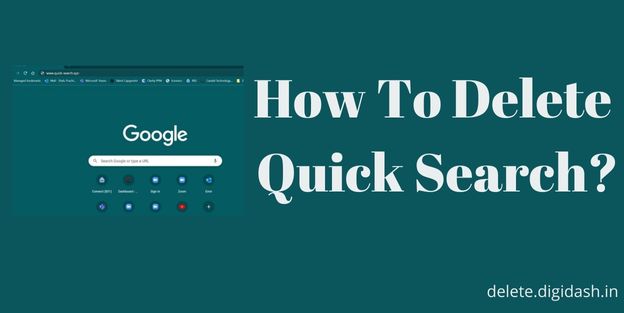 How To Delete Quick Search?